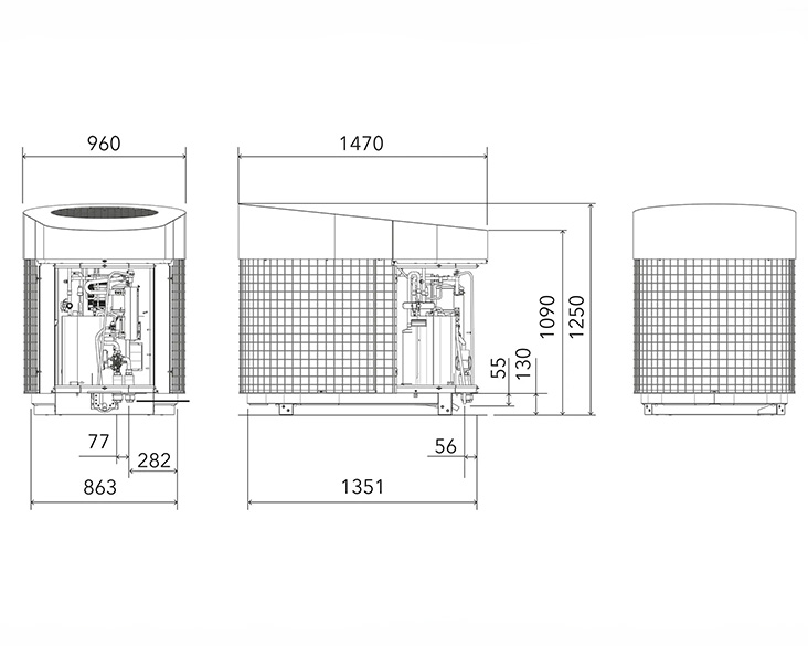 Disegno dimensionale di AEROTOP SG